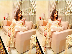 Paki's sexy wife giving a blowjob and showing her boobs part 5