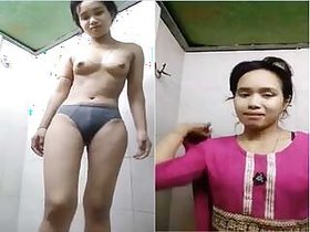 Horny Nepalese Girl Records Her Nude Video For Lover