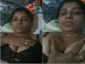 Desi Bhabhi on camera with boobs